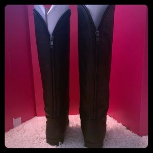 Black Knee High Boots